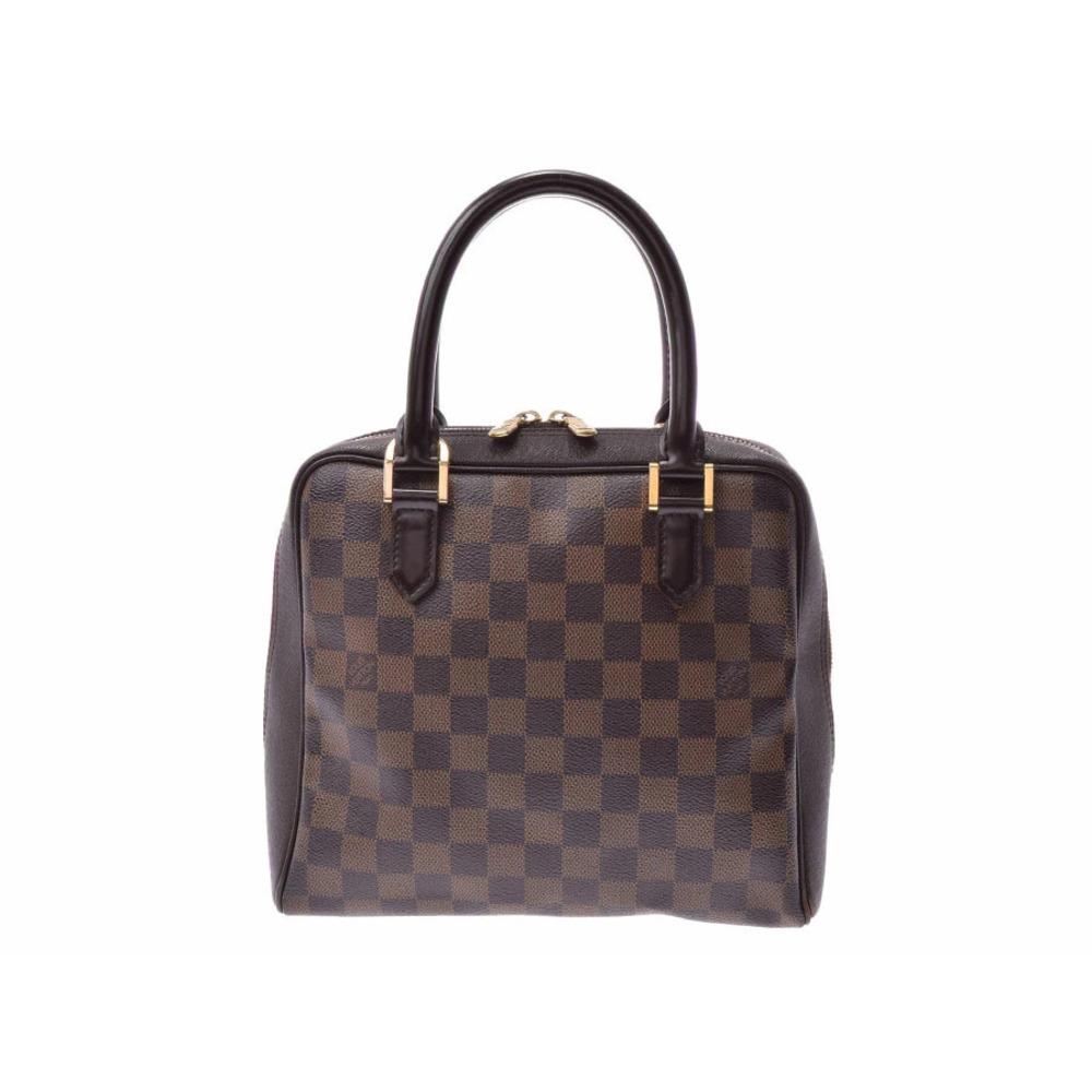 Louis Vuitton Damier Brera Brown Leather Handbag